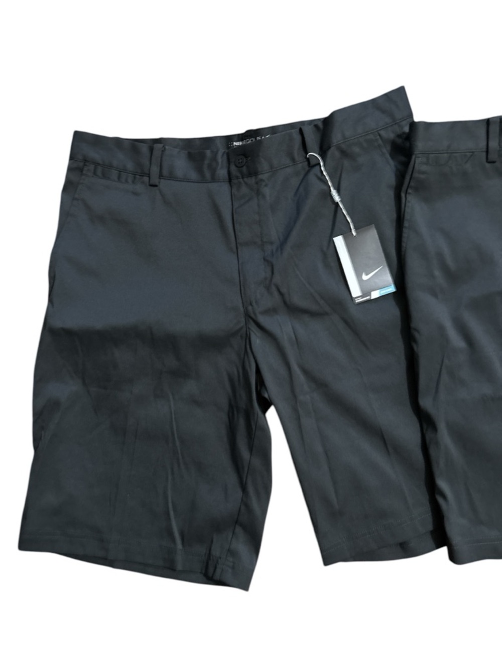 2 Pairs Nike Men’s Black Tour Performance Golf Shorts NWT Dri Fit - Picture 2 of 12